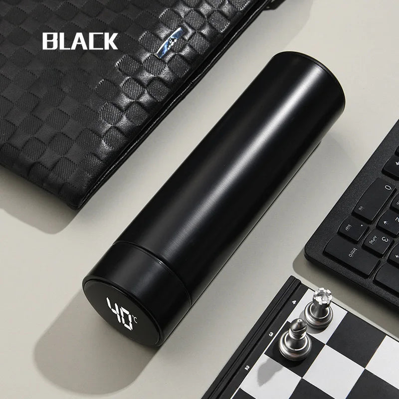 500ML Thermos Bottle Smart Cup 304 Stainless Steel Vacuum Digital With Temperature Display Insulated Intelligent Coffee Cup