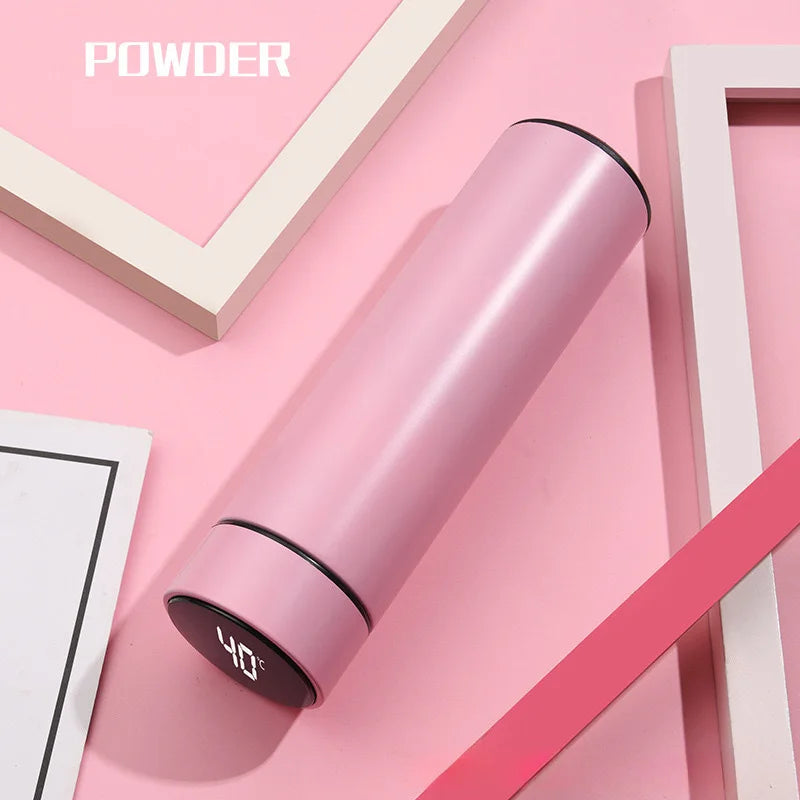 500ML Thermos Bottle Smart Cup 304 Stainless Steel Vacuum Digital With Temperature Display Insulated Intelligent Coffee Cup