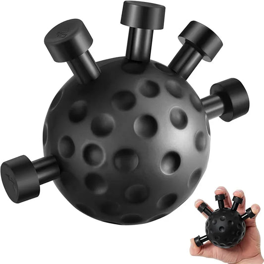 Gym Finger Hand Strengthener Grip Adjustable Resistance Hand Balls Gripper Exerciser for Forearm Strength Climbing Training
