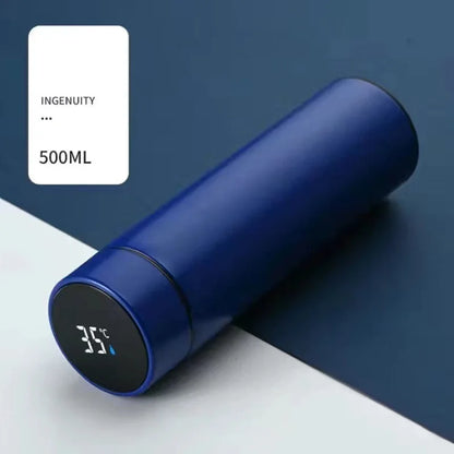 500ML Thermos Bottle Smart Cup 304 Stainless Steel Vacuum Digital With Temperature Display Insulated Intelligent Coffee Cup